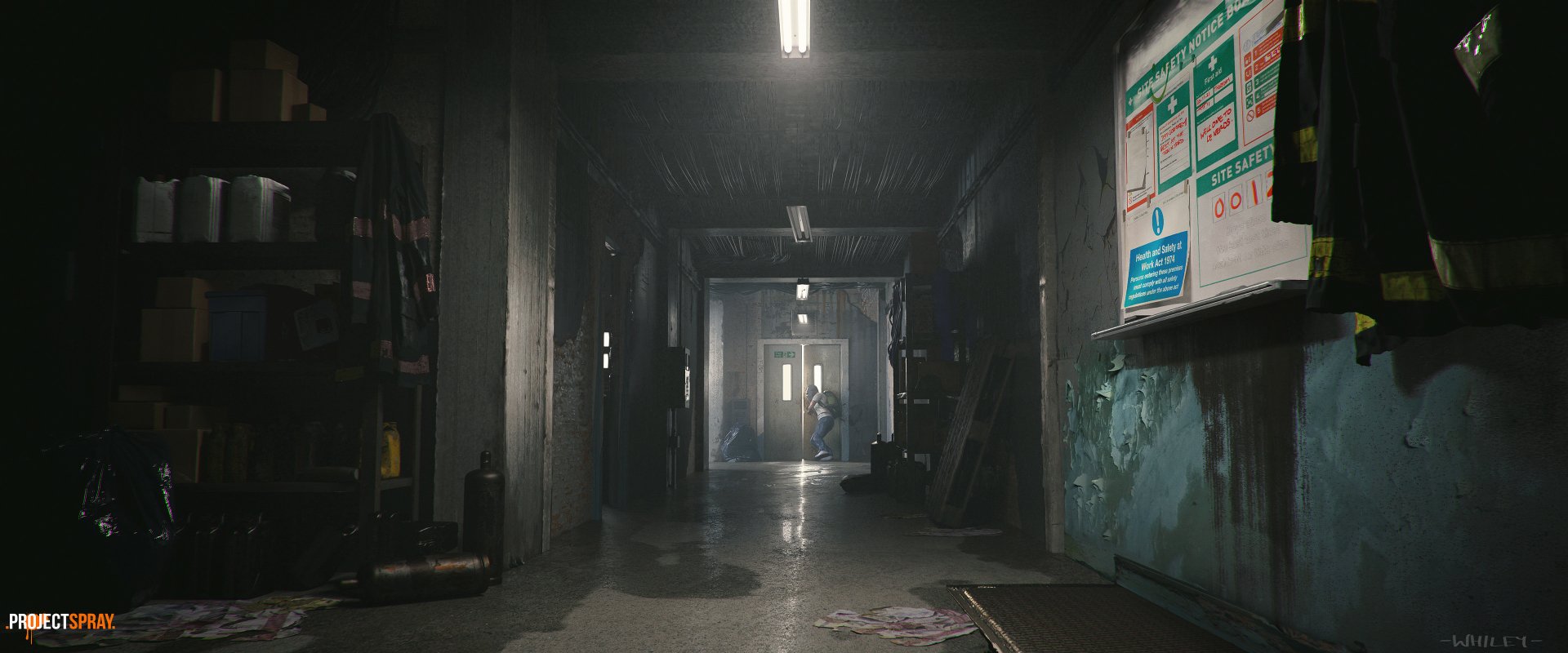 Download Door Man Made Corridor HD Wallpaper by George Whiley