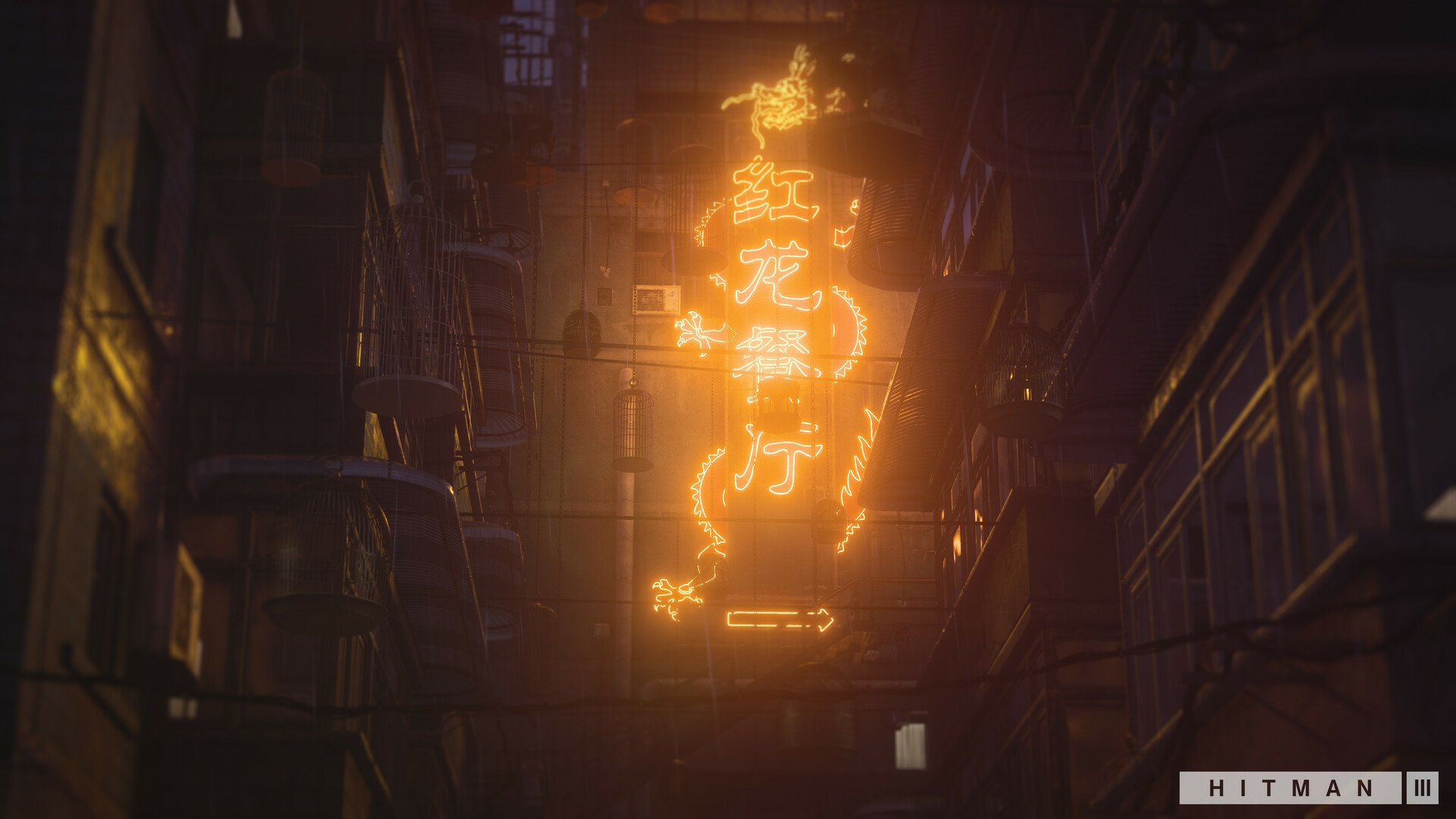 Download Light Neon Video Game Hitman 3 HD Wallpaper