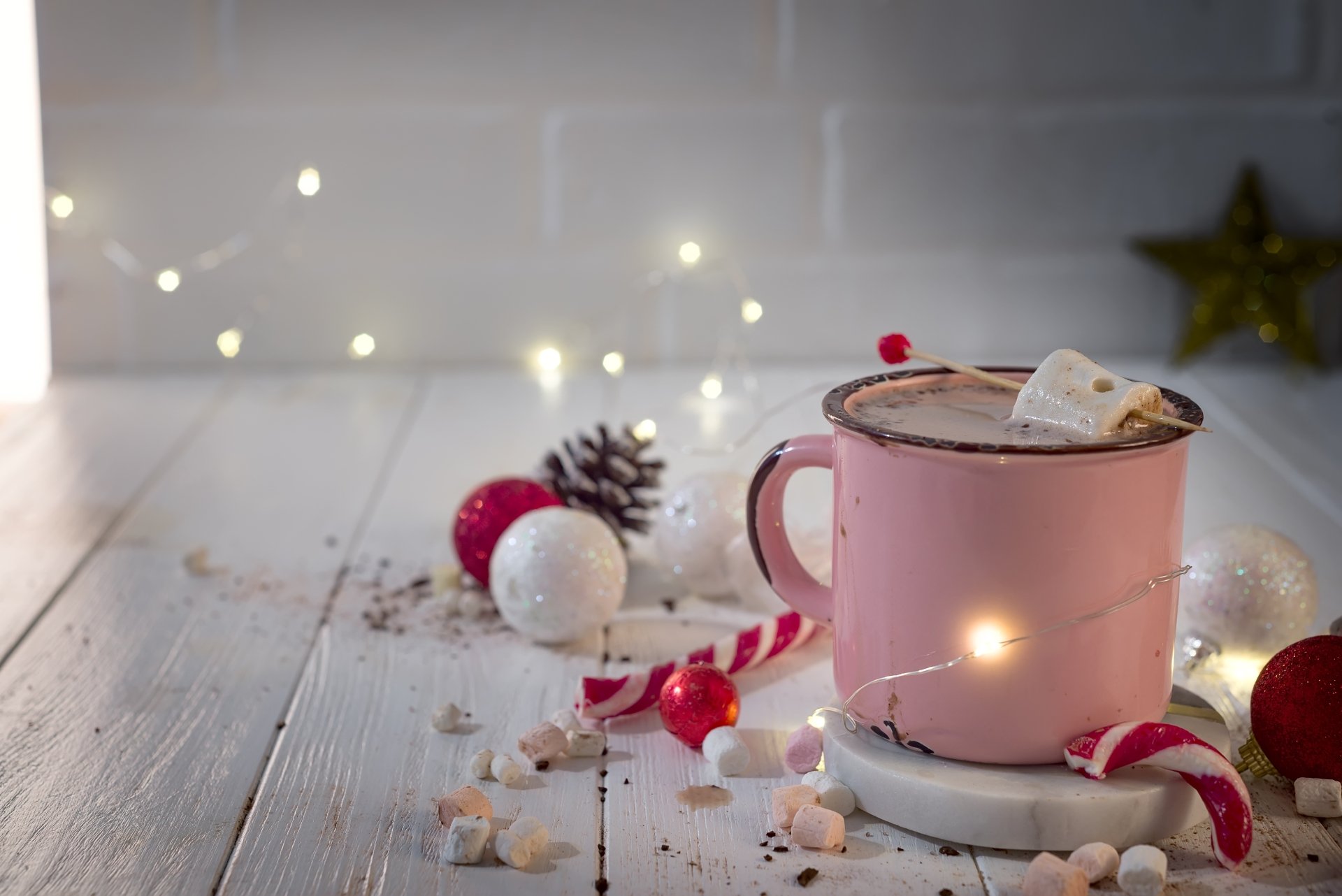 5K Ultra HD: Cozy Marshmallow Hot Chocolate — Still Life Mug ...