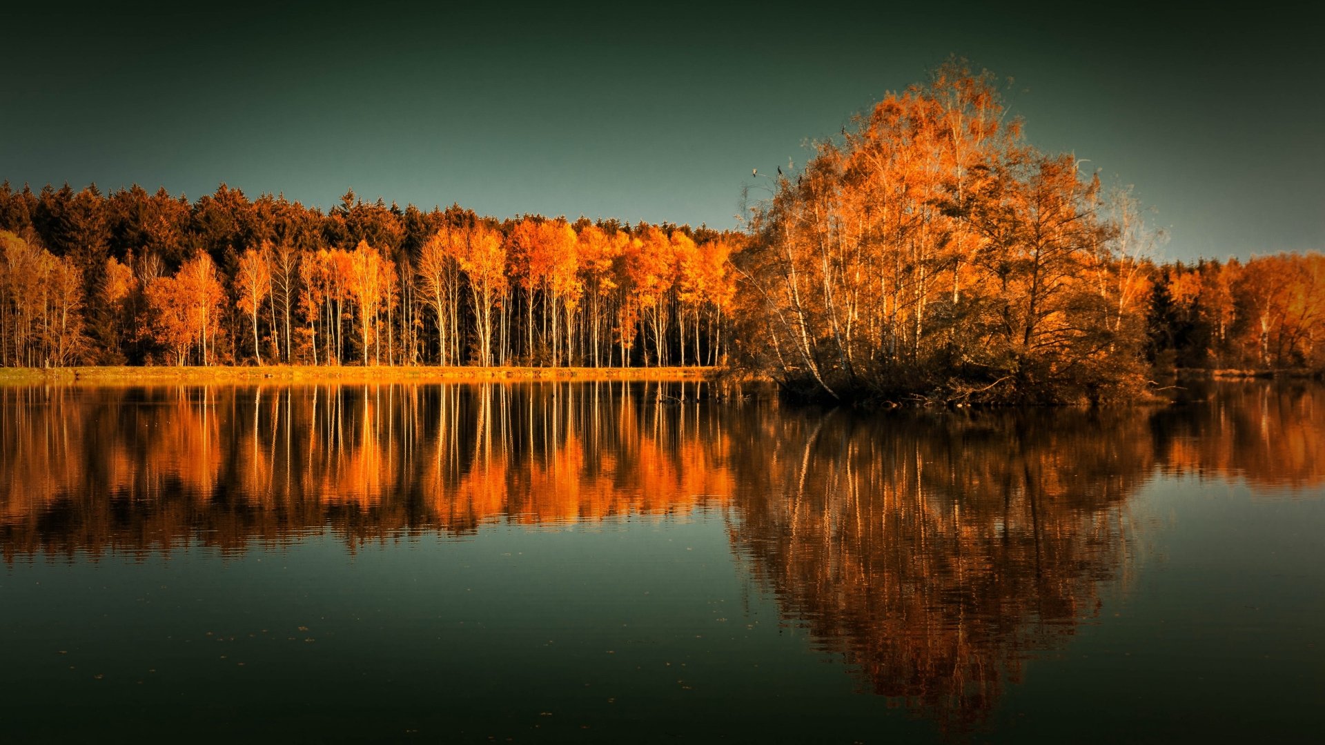 Download Nature Lake Fall Reflection 4k Ultra HD Wallpaper | 3840x2160 ...
