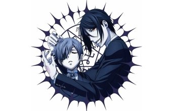 Black Butler Metal Pentagram Anime Keychain GE-4941 - GKWorld