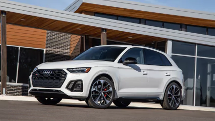 SUV white car car Audi vehicle Audi SQ5 HD Desktop Wallpaper | Background Image