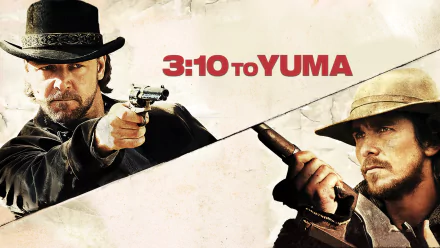 Christian Bale Russell Crowe movie 3:10 to Yuma (2007) HD Desktop Wallpaper | Background Image