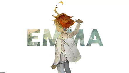 Yakusoku no Neverland Emma (The Promised Neverland) Anime The Promised Neverland HD Desktop Wallpaper | Background Image
