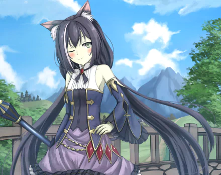 Karyl Momochi Anime Princess connect! Re:Dive HD Desktop Wallpaper | Background Image