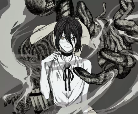 Reze (Chainsaw Man) Anime Chainsaw Man HD Desktop Wallpaper | Background Image