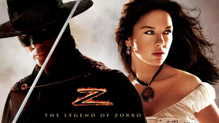 Catherine Zeta-Jones Antonio Banderas movie The Legend of Zorro HD Desktop Wallpaper | Background Image