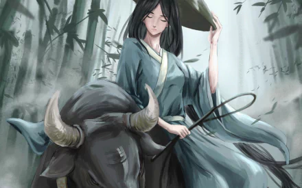 Xie Lian His Royal Highness the Crown Prince of Xianle Heaven Official's Blessing Anime Tian Guan Ci Fu HD Desktop Wallpaper | Background Image