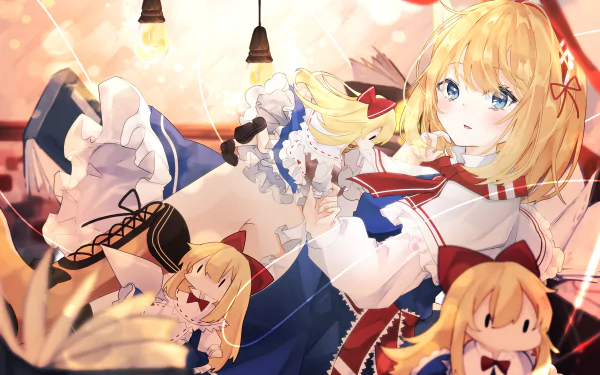 Shanghai Doll Alice Margatroid Anime Touhou HD Desktop Wallpaper | Background Image