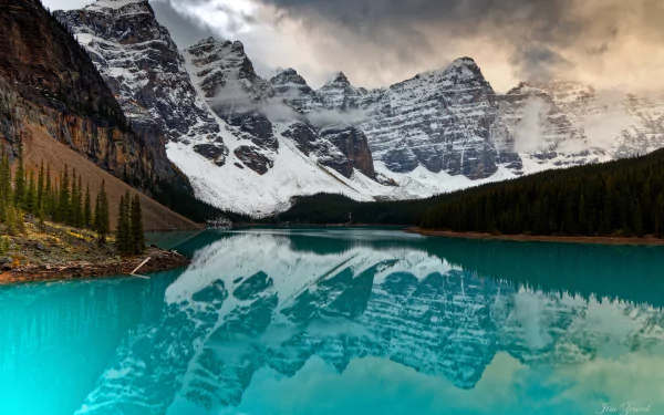lake nature Canada Alberta banff national park mountain Moraine Lake HD Desktop Wallpaper | Background Image