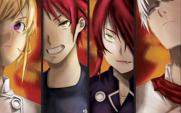 Rindō Kobayashi Eishi Tsukasa Sōma Yukihira Erina Nakiri Anime Food Wars: Shokugeki no Soma HD Desktop Wallpaper | Background Image