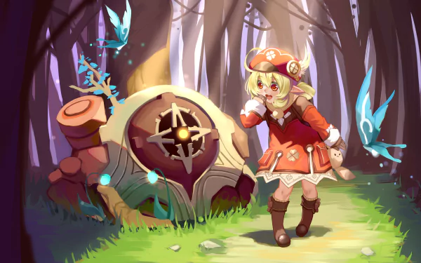 Klee (Genshin Impact) video game Genshin Impact HD Desktop Wallpaper | Background Image