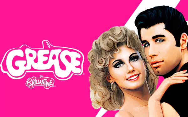 John Travolta Olivia Newton-John movie Grease HD Desktop Wallpaper | Background Image