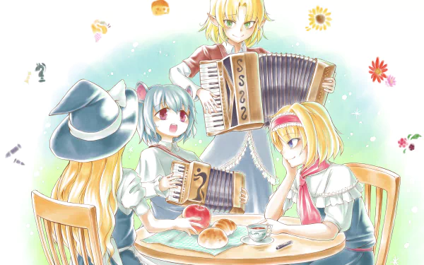 Parsee Mizuhashi Marisa Kirisame Alice Margatroid Nazrin (Touhou) Anime Touhou HD Desktop Wallpaper | Background Image