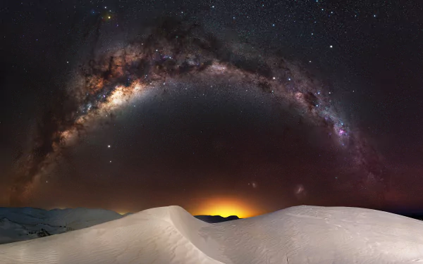 starry sky desert Australia star dune night sky Sci Fi Milky Way HD Desktop Wallpaper | Background Image