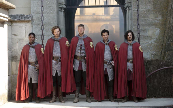 Eoin Macken Gwaine (Merlin) Santiago Cabrera Lancelot (Merlin) Tom Hopper Percival (Merlin) Rupert Young Leon (Merlin) Adetomiwa Edun Elyan (Merlin) TV Show Merlin (2008) HD Desktop Wallpaper | Background Image