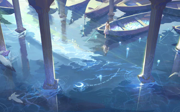  Sitting in a Calm Harbor