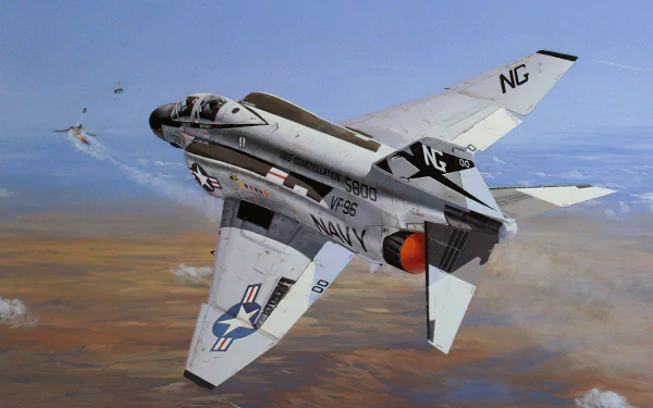 warplane aircraft jet fighter military McDonnell Douglas F-4 Phantom II HD Desktop Wallpaper | Background Image