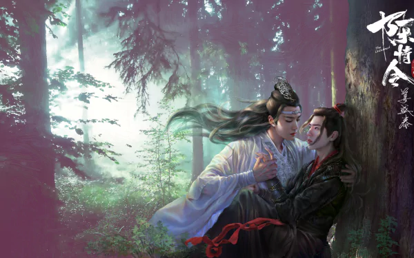 Wang Yibo Xiao Zhan Lan Wangji Wei Wuxian TV Show The Untamed HD Desktop Wallpaper | Background Image
