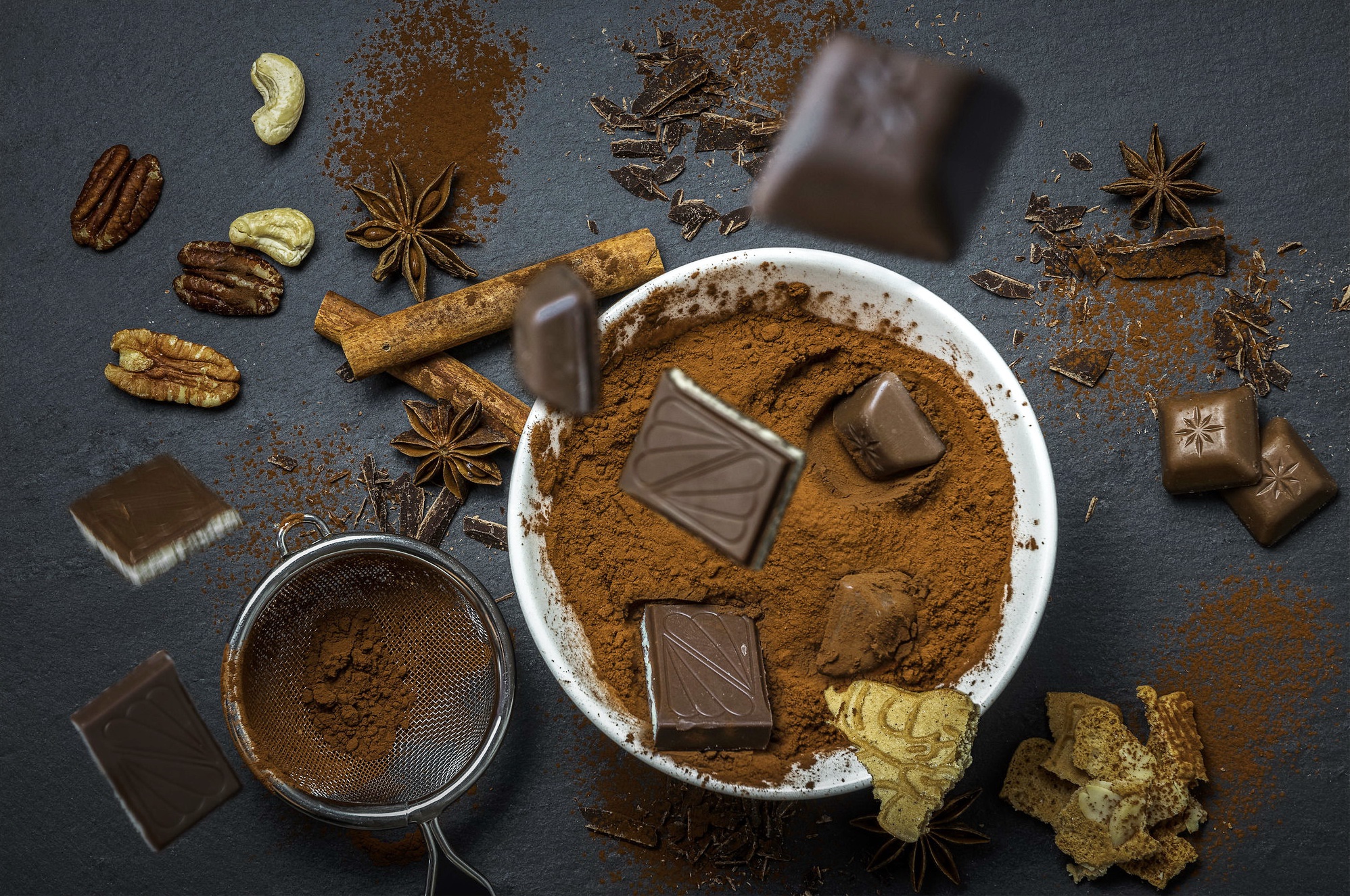 Download Cinnamon Still Life Food Chocolate Hd Wallpaper