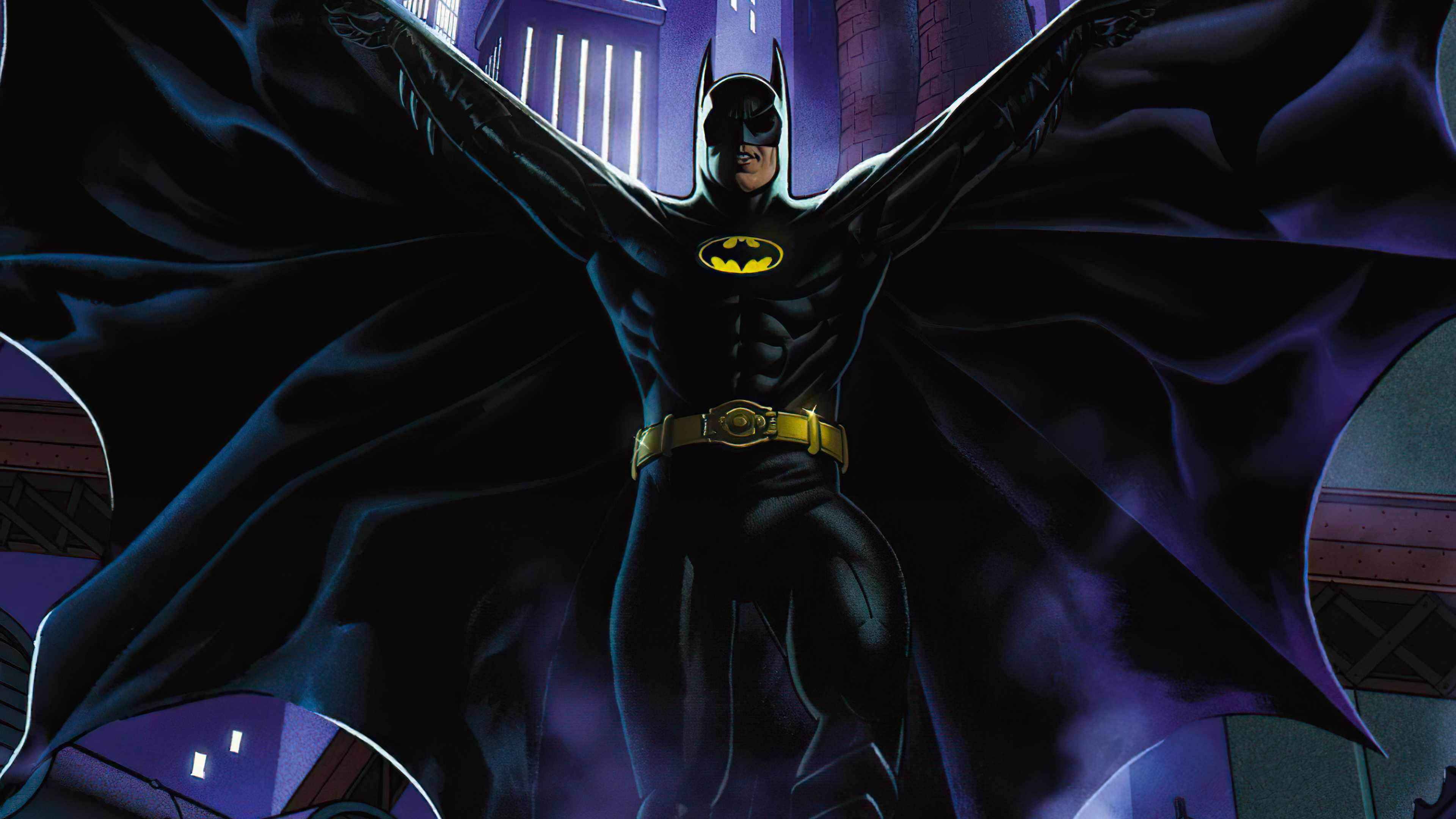 Hình nền 4k siêu anh hùng Batman: Choáng ngợp bởi độ chi tiết 4K của hình nền siêu anh hùng Batman. Mô phỏng chân dung tuyệt đẹp về người hùng của Gotham, hình nền này đảm bảo sẽ đem lại cho bạn thêm nhiều niềm vui trong khi sử dụng máy tính.