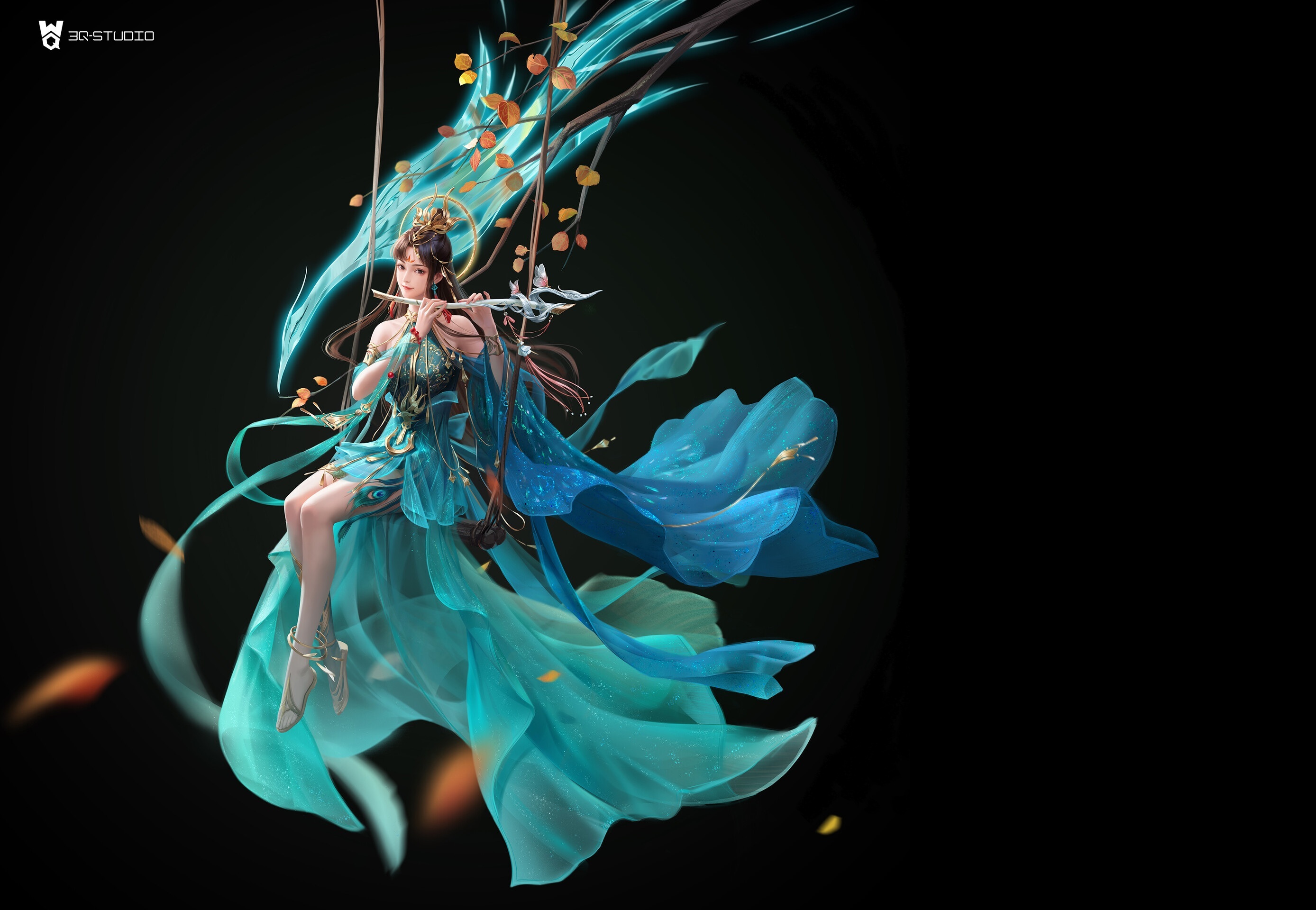 Download Fantasy Woman HD Wallpaper by 3QStudio