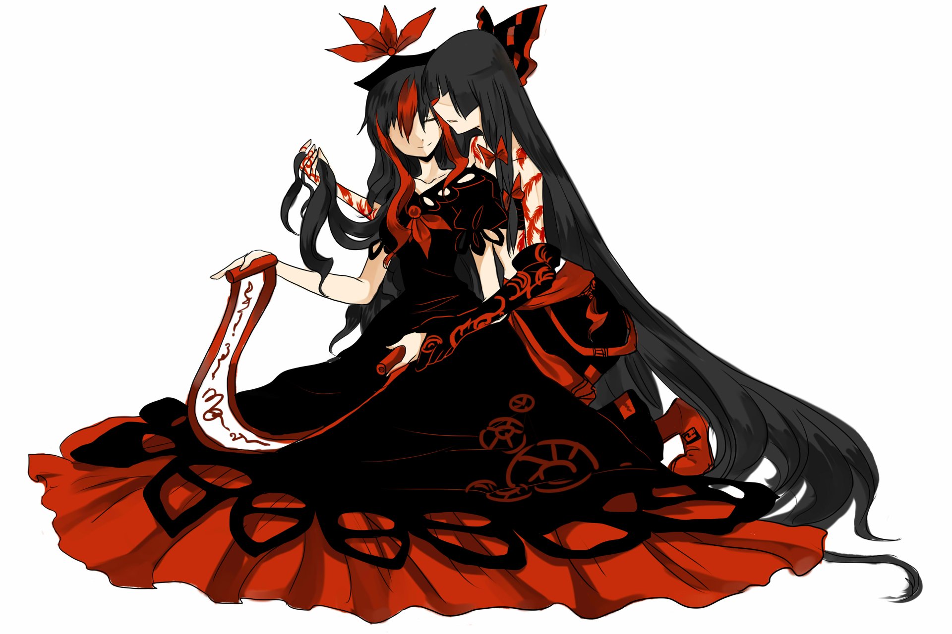 Download Fujiwara No Mokou Keine Kamishirasawa Anime Touhou 4k Ultra HD