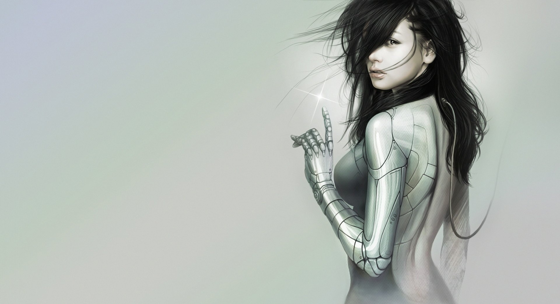 Download Sci Fi Cyborg HD Wallpaper