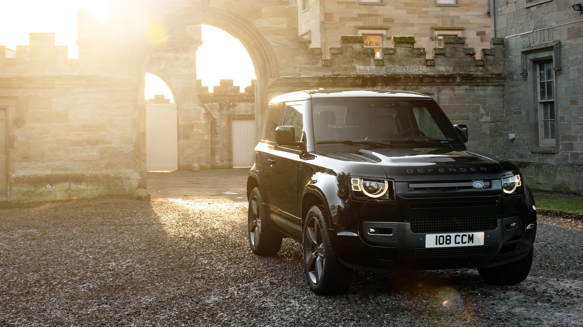 Download SUV Black Car Car Land Rover Vehicle Land Rover Defender 4k Ultra HD Wallpaper