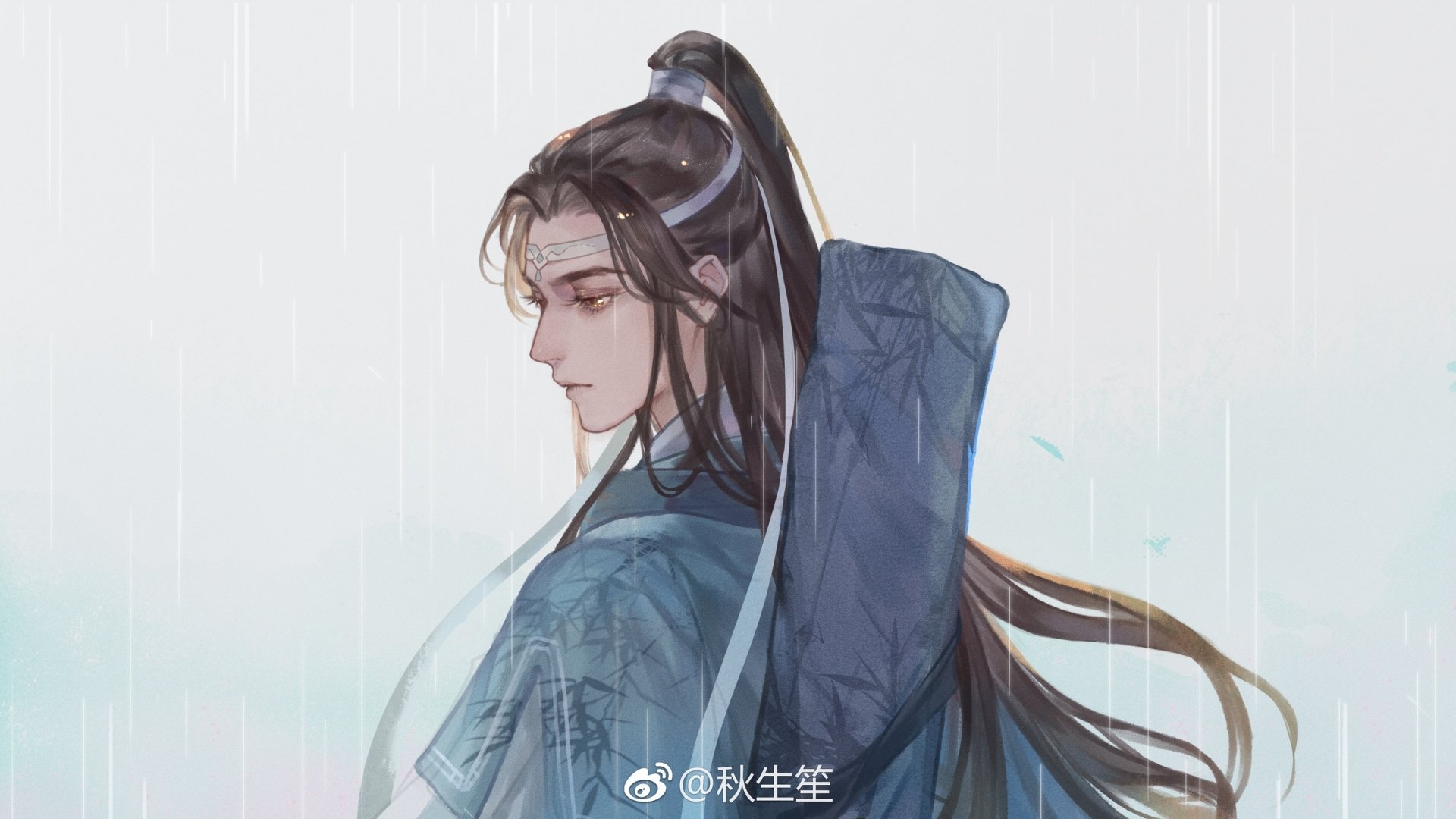 Download Lan Wangji Anime Mo Dao Zu Shi HD Wallpaper