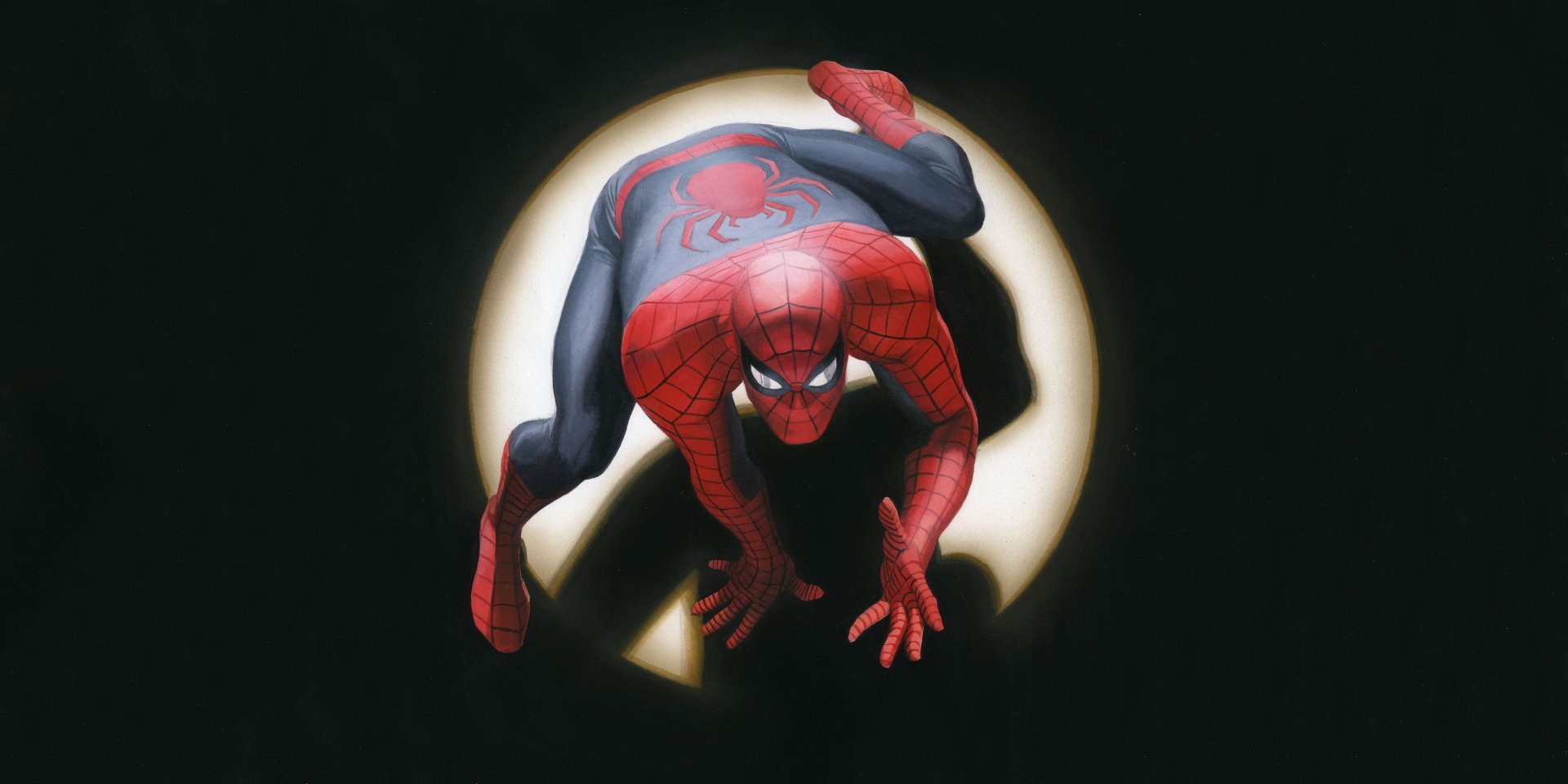 Download Peter Parker Comic Spider Man HD Wallpaper by Alex Ross