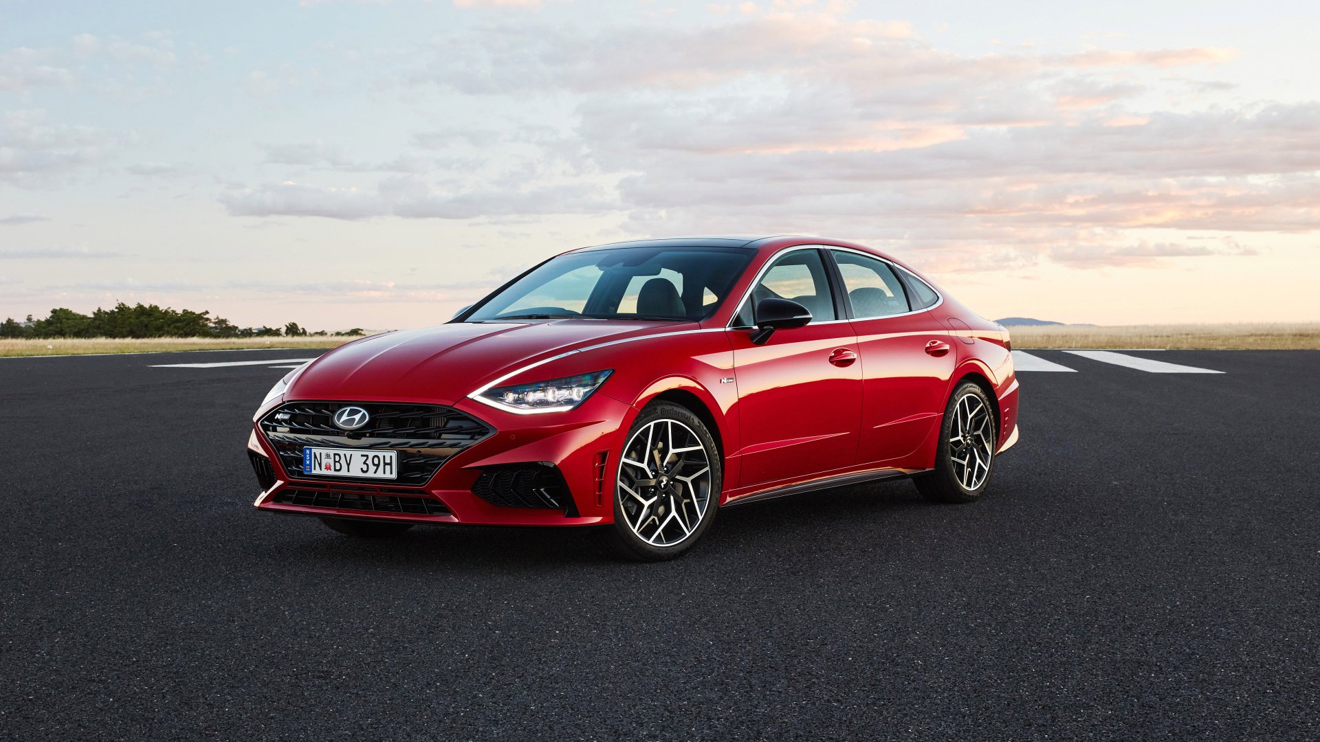 Download Car Hyundai Hyundai Sonata Vehicle Hyundai Sonata N Line 4k Ultra HD Wallpaper