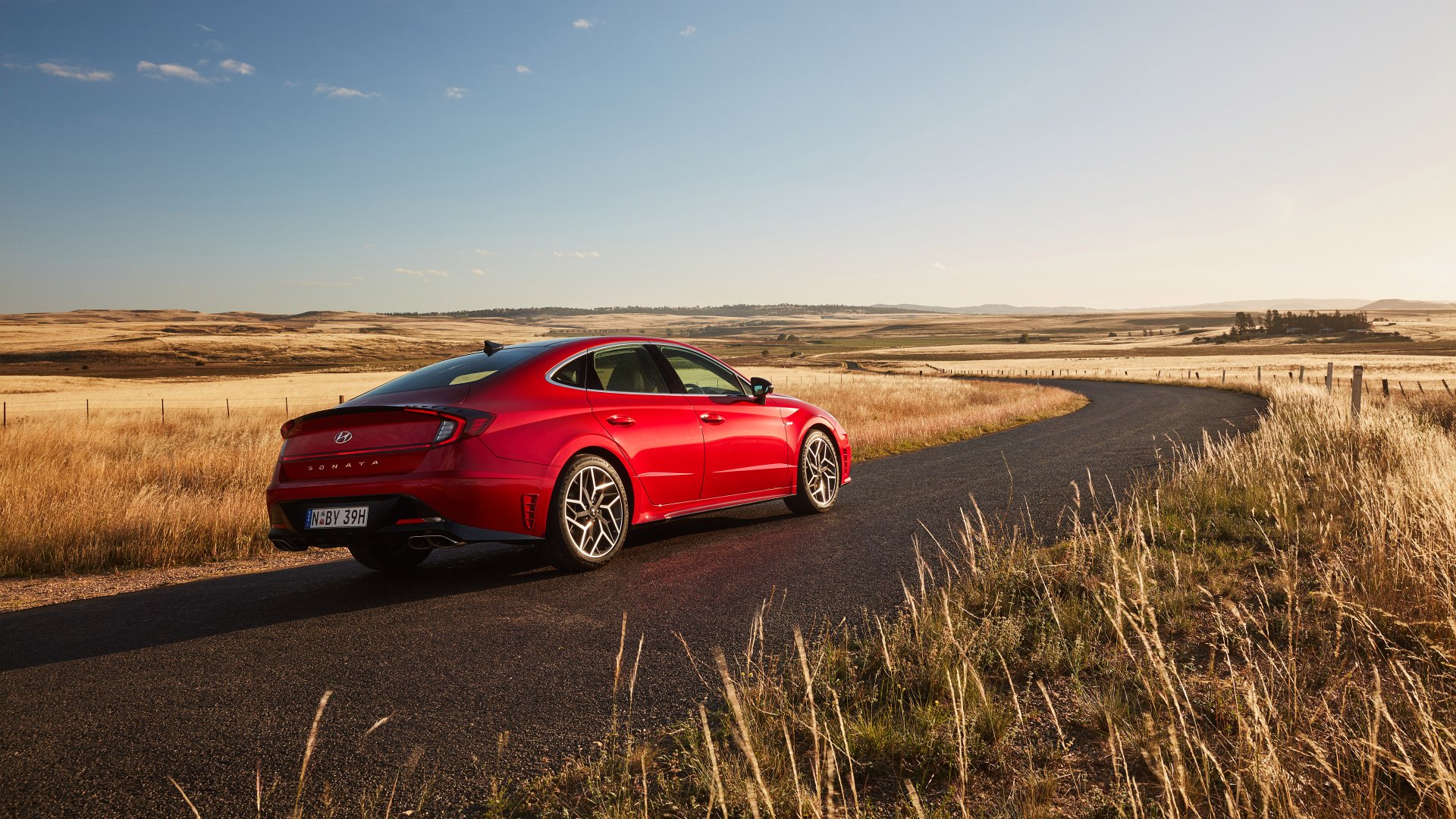 Download Car Hyundai Hyundai Sonata Vehicle Hyundai Sonata N Line 4k Ultra HD Wallpaper