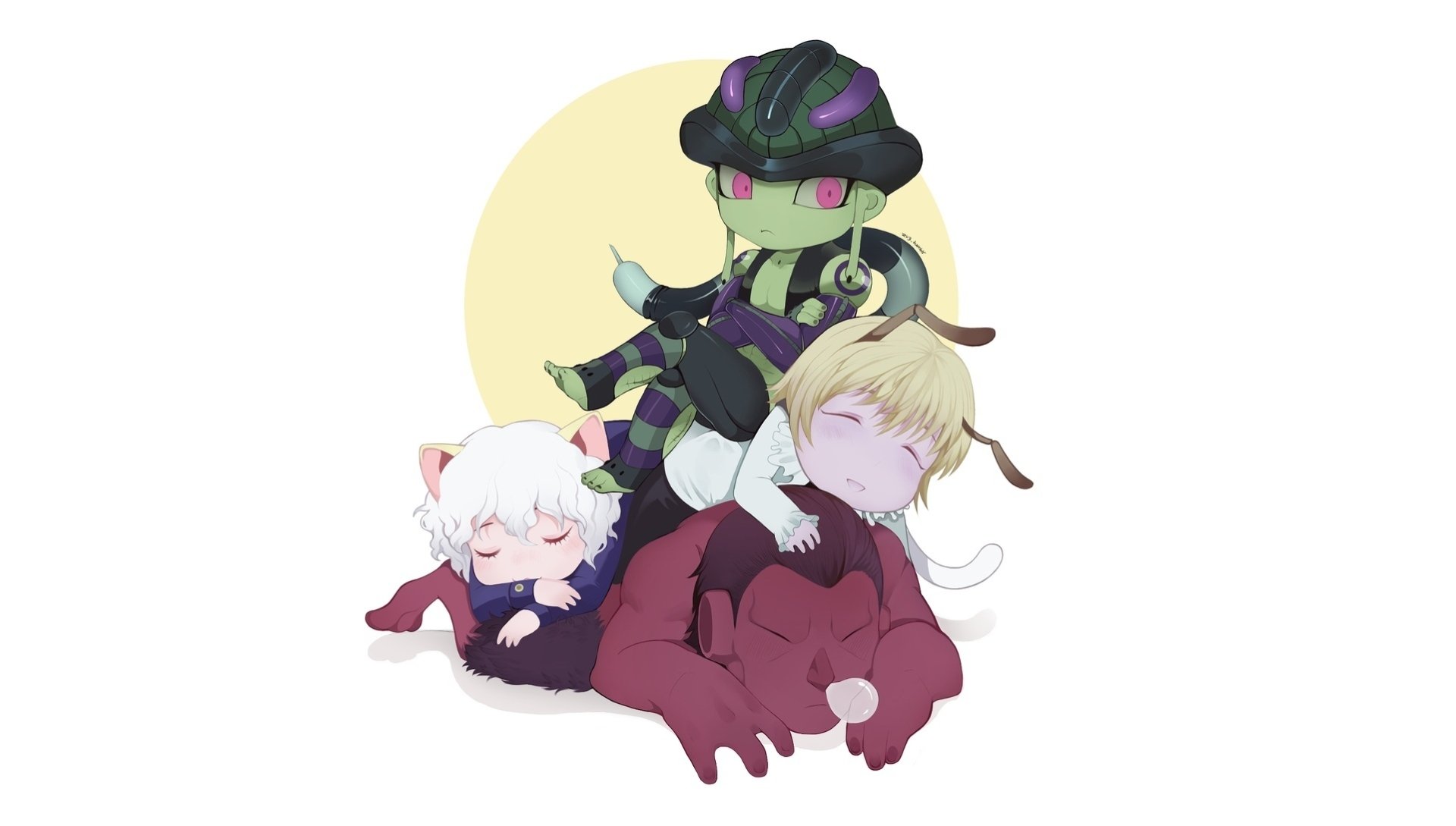 Download Meruem (Hunter × Hunter) Neferpitou (Hunter × Hunter) Shaiapouf (Hunter × Hunter) Anime Hunter X Hunter HD Wallpaper