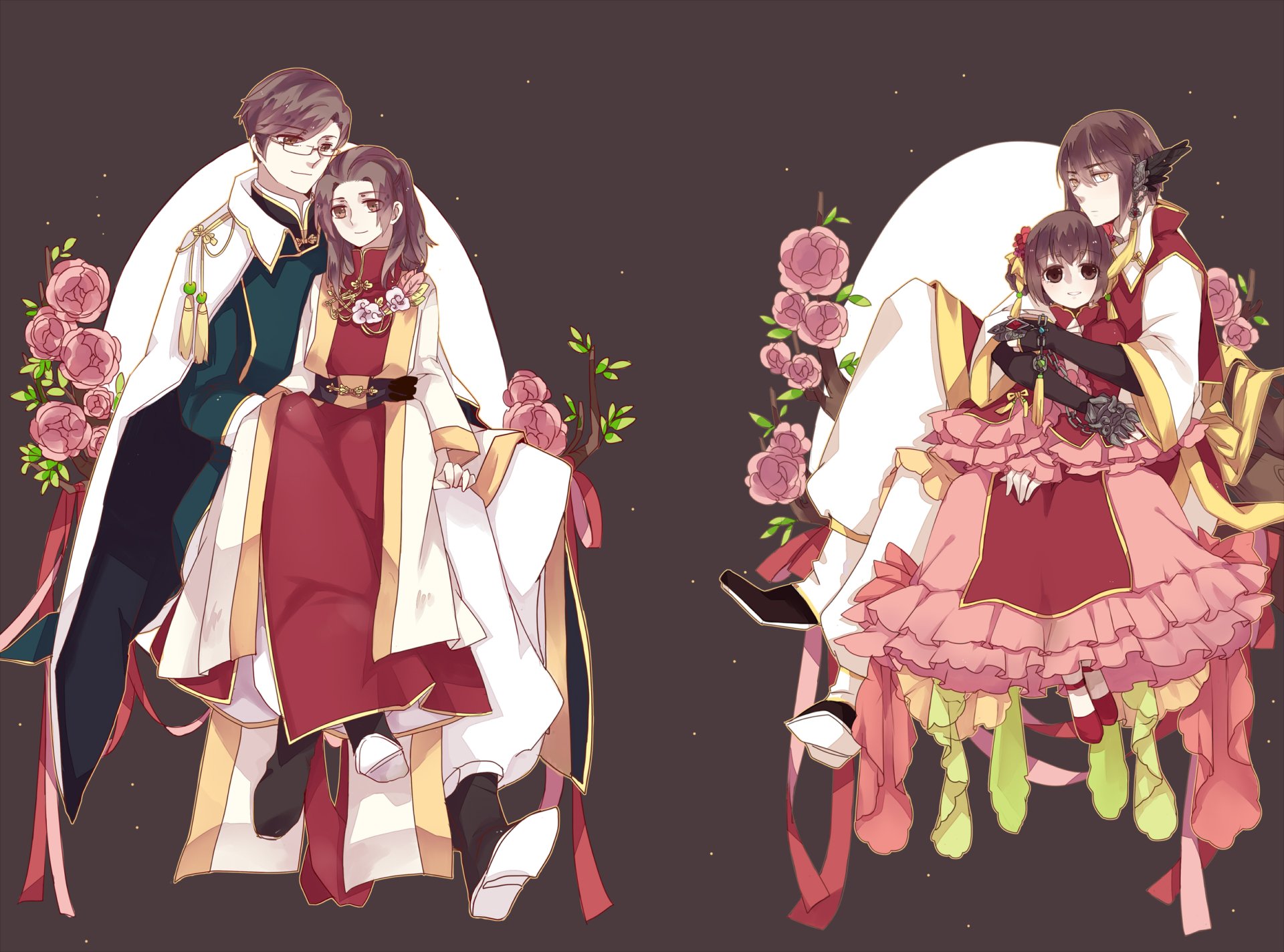 Download Macau (Hetalia) Hong Kong (Hetalia) China (Hetalia) Anime Hetalia Axis Powers HD Wallpaper by 千鶴子