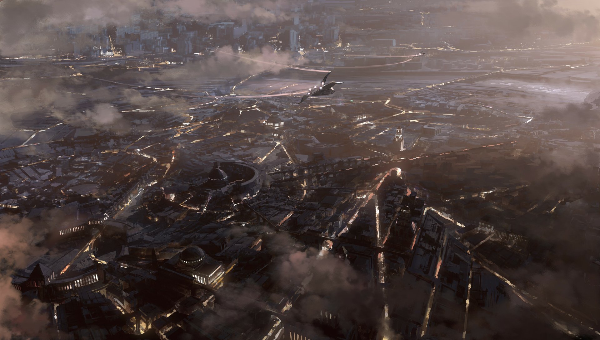 Download Sci Fi City Sci Fi City HD Wallpaper by Pete Amachree