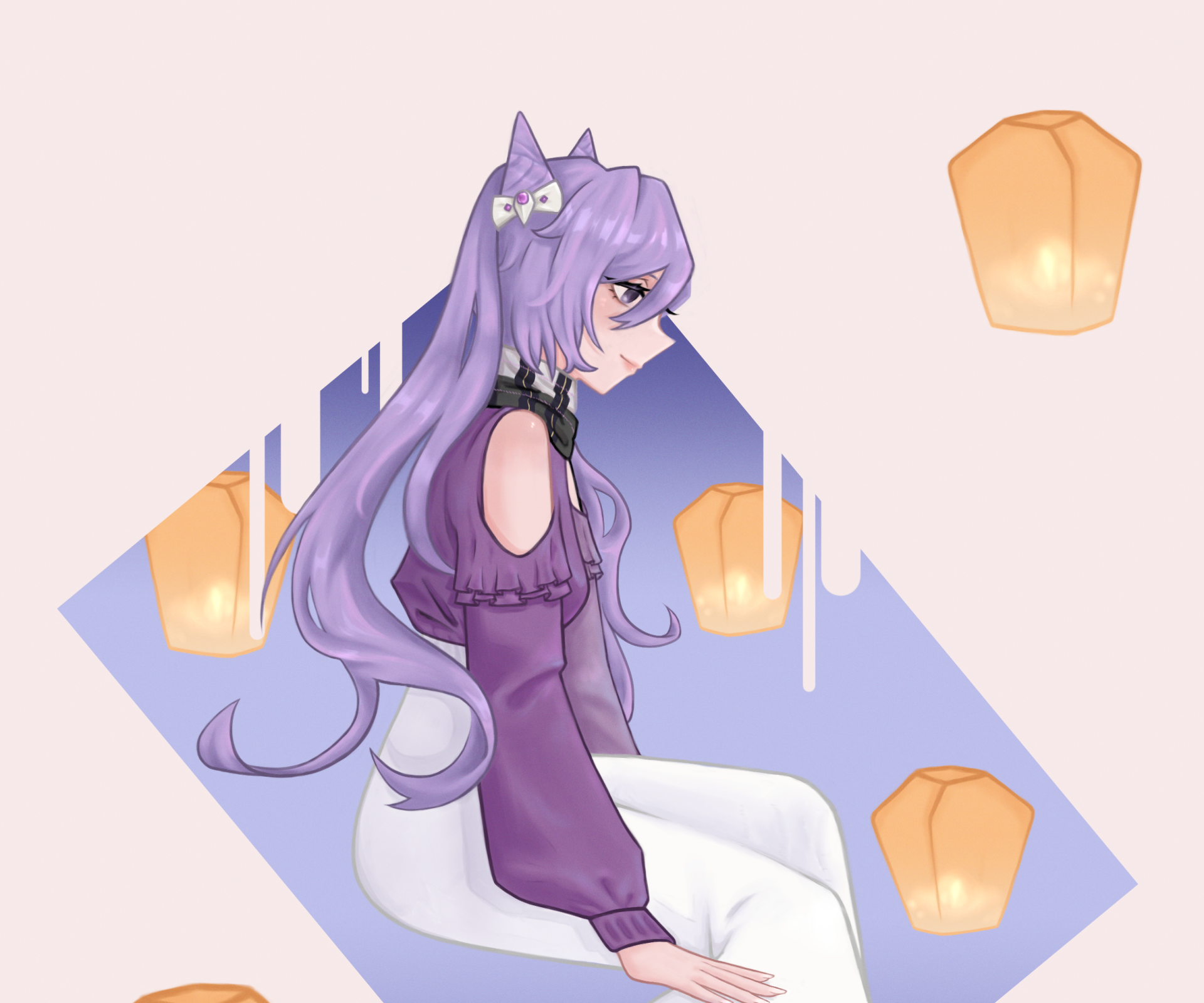 Download Keqing (Genshin Impact) Video Game Genshin Impact HD Wallpaper