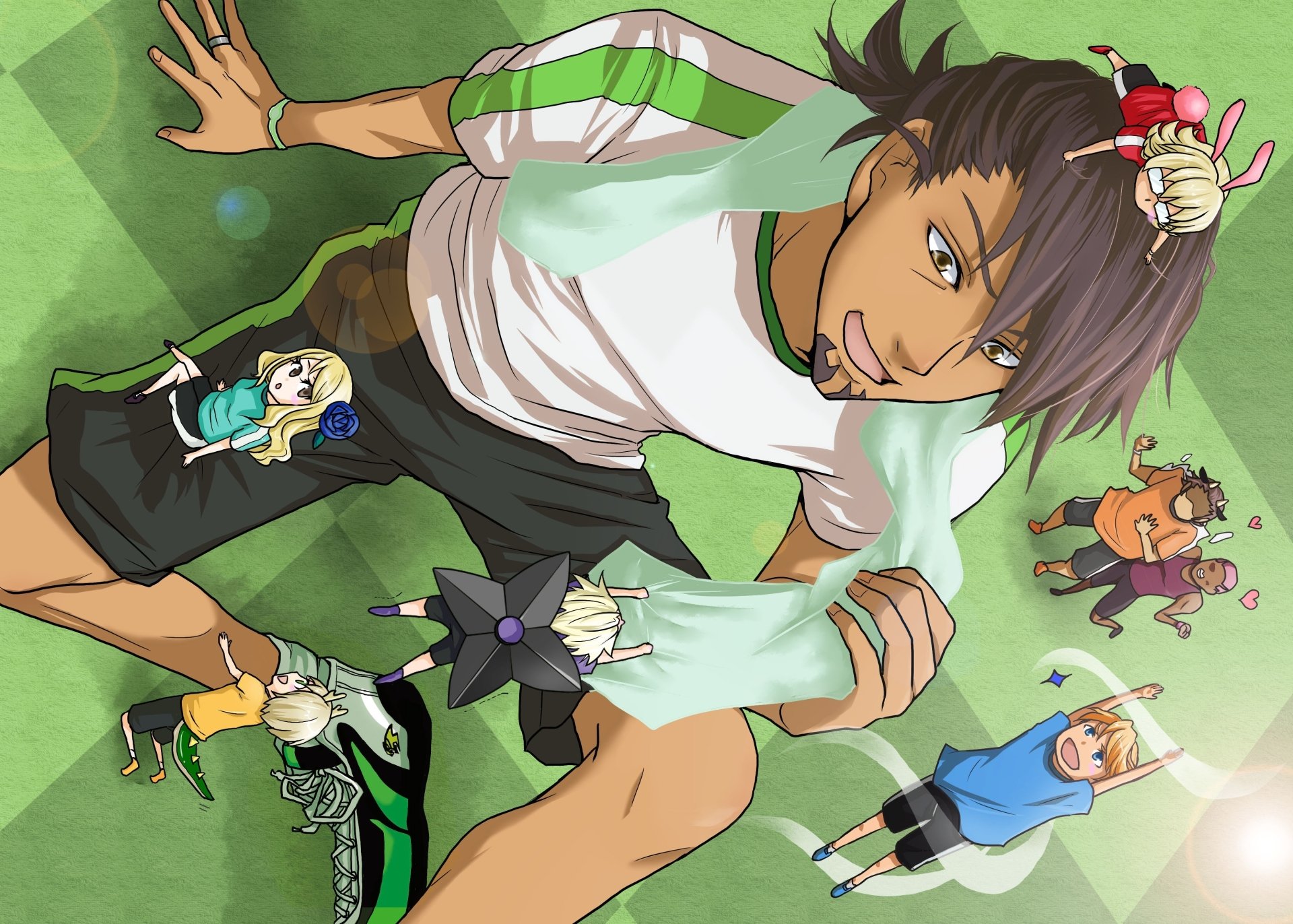 Download Barnaby Brooks Jr. Kotetsu T. Kaburagi Anime Tiger & Bunny HD Wallpaper