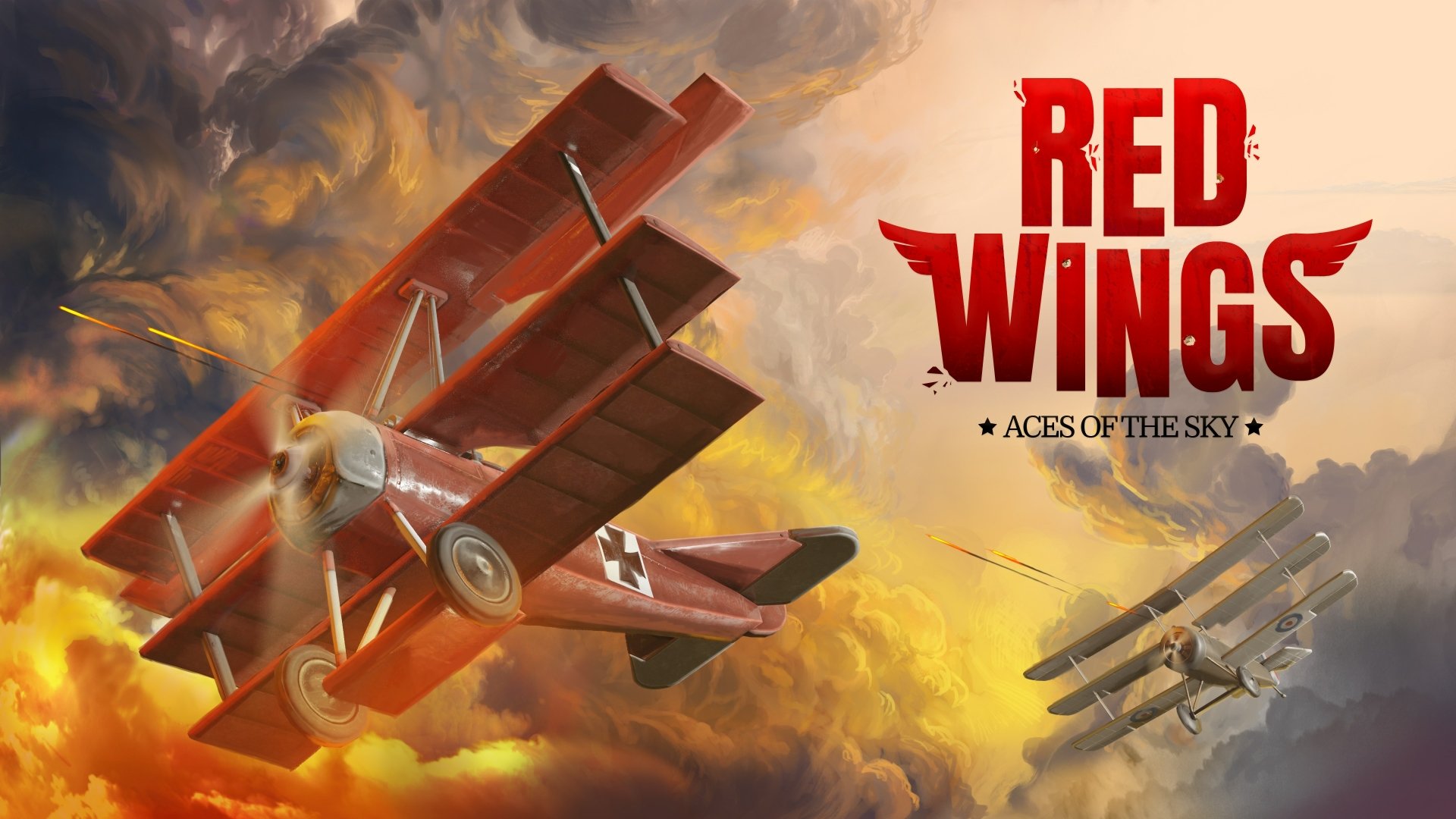 Download Video Game Red Wings: Aces Of The Sky 4k Ultra HD Wallpaper