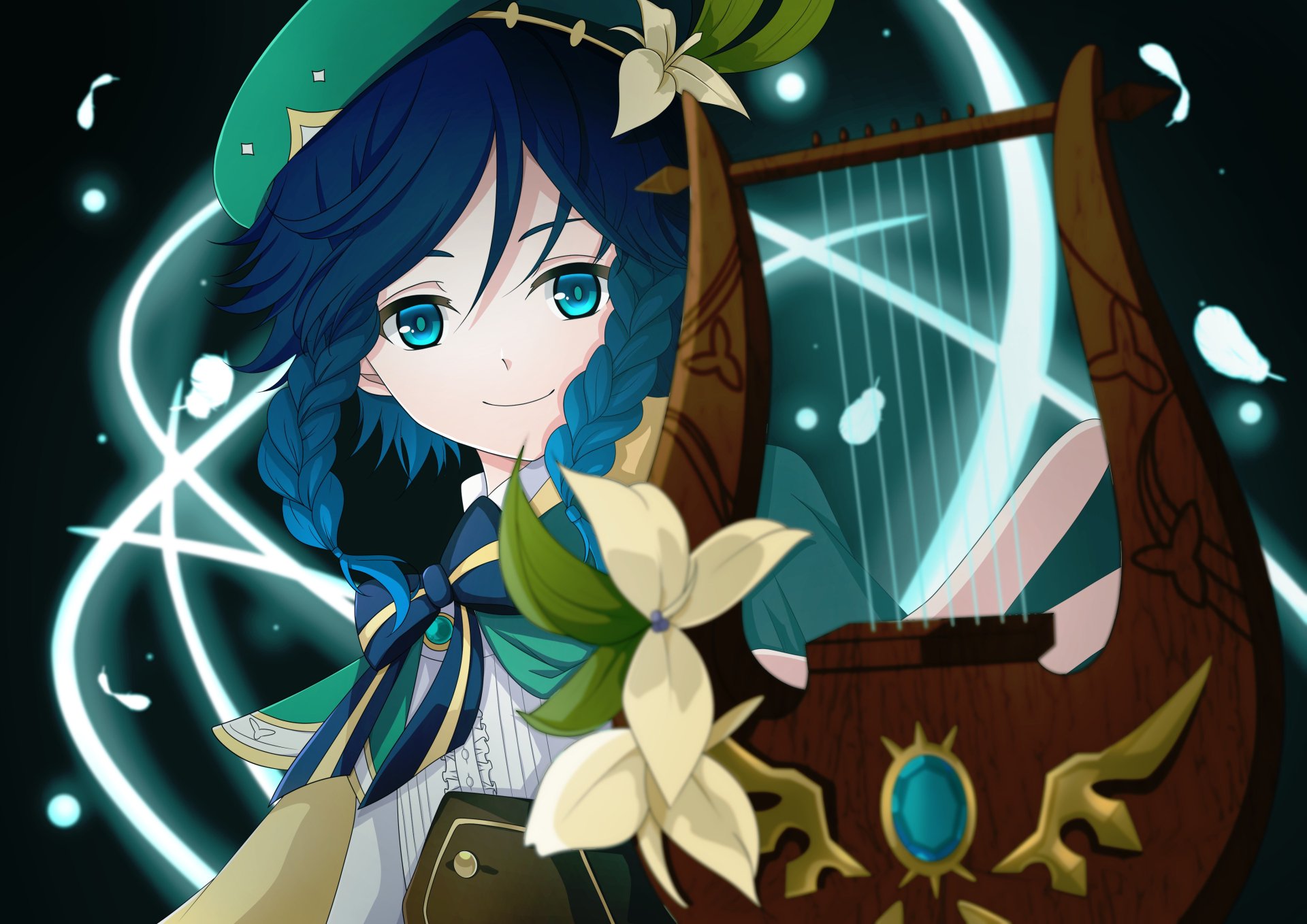 Download Venti (Genshin Impact) Video Game Genshin Impact 4k Ultra HD Wallpaper by このは