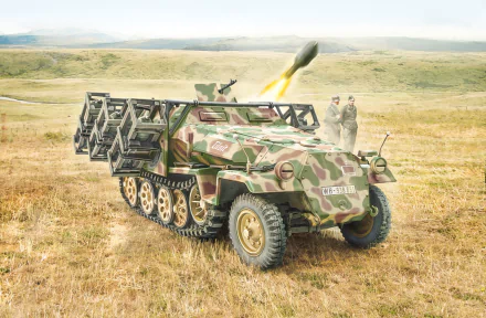 vehicle Sd.Kfz. 251 military armored personnel carrier HD Desktop Wallpaper | Background Image