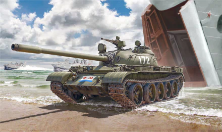 Russian tank military T-55 HD Desktop Wallpaper | Background Image