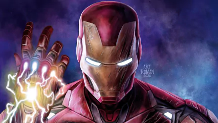 Comic Iron Man HD Desktop Wallpaper | Background Image