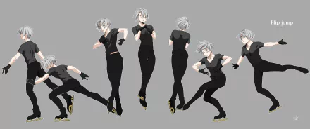 Victor Nikiforov Anime Yuri!!! on ICE HD Desktop Wallpaper | Background Image