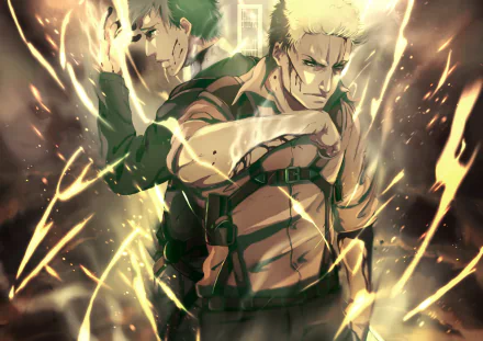 Reiner Braun Bertolt Hoover Anime Attack on Titan HD Desktop Wallpaper | Background Image