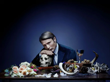 Mads Mikkelsen TV Show Hannibal HD Desktop Wallpaper | Background Image