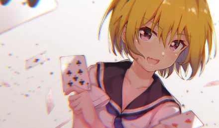 Hōjō Satoko Anime Higurashi When They Cry HD Desktop Wallpaper | Background Image
