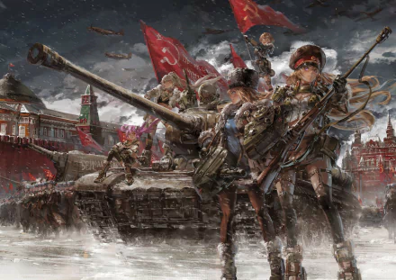 Anime Panzer Waltz HD Desktop Wallpaper | Background Image