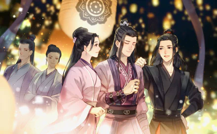 Yu Ziyuan Wei Wuxian Jiang Yanli Jiang Cheng Jiang Fengmian Anime Mo Dao Zu Shi HD Desktop Wallpaper | Background Image