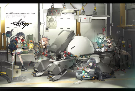 Pinecone (Arknights) Spot (Arknights) Lancet-2 (Arknights) Jessica (Arknights) Eunectes (Arknights) Closure (Arknights) video game Arknights HD Desktop Wallpaper | Background Image